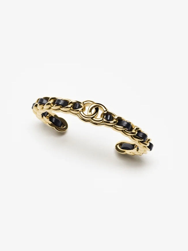 [Renovia Jewelry]Double C Open Bangle