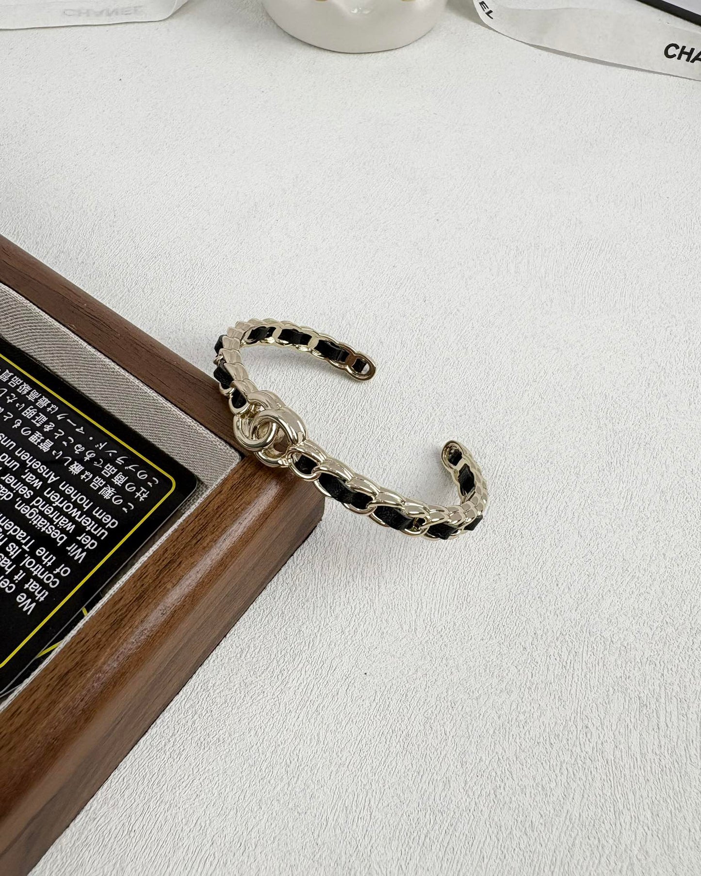 [Renovia Jewelry]Double C Open Bangle