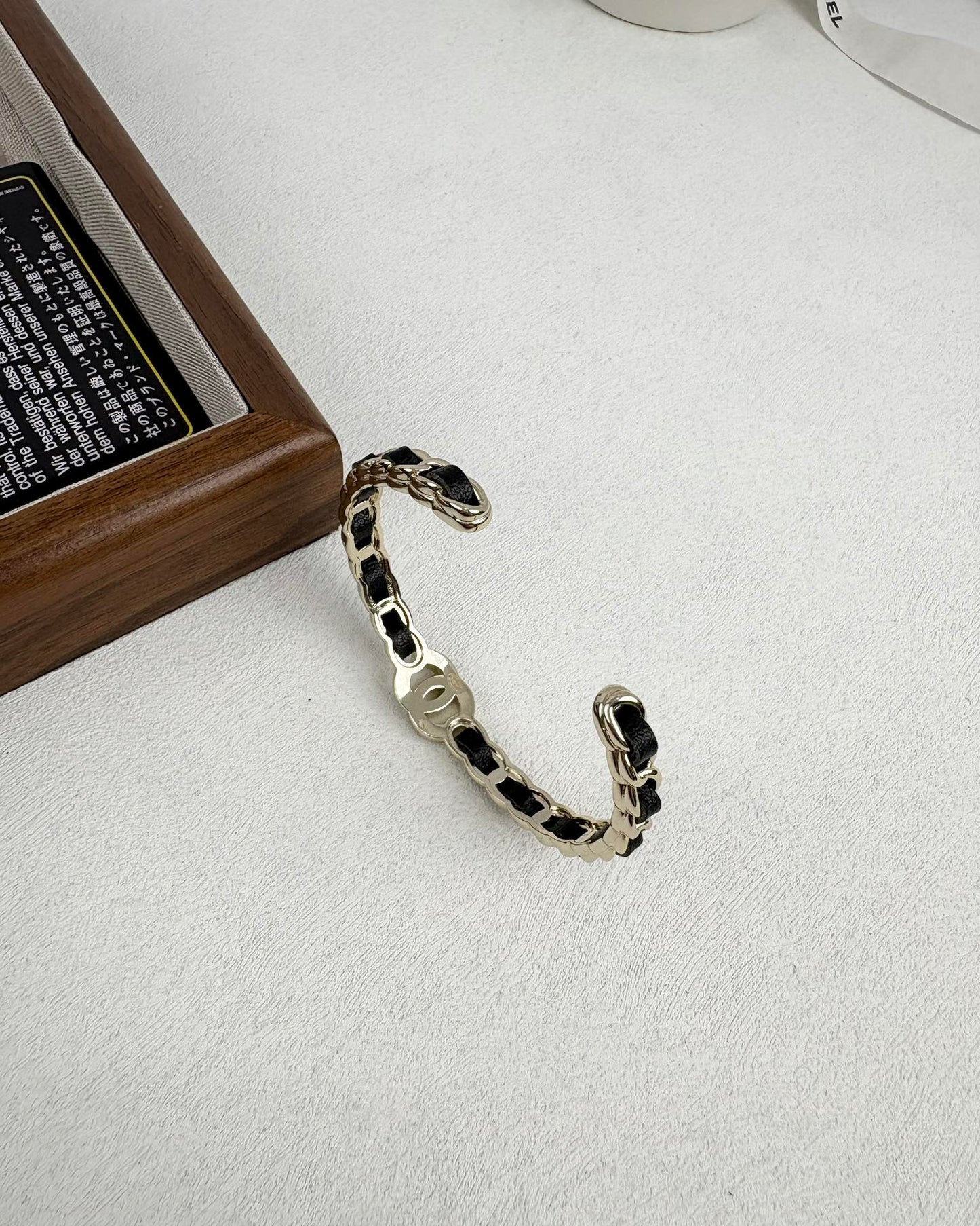 [Renovia Jewelry]Double C Open Bangle