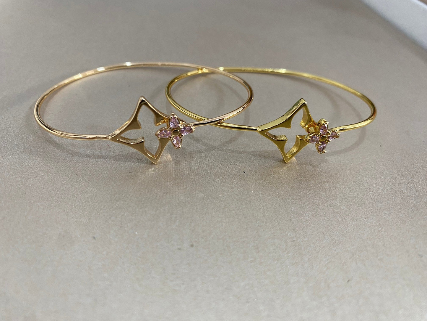 [Renovia Jewelry]Pink Diamond Bracelet