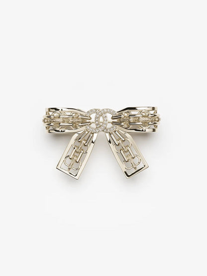 [Renovia Jewelry]25K Hollow Bow Brooch