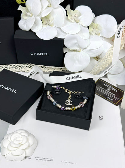 [Renovia Jewelry]Colorful Transparent Resin Bracelet