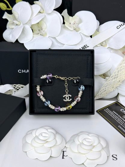 [Renovia Jewelry]Colorful Transparent Resin Bracelet