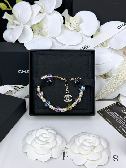 [Renovia Jewelry]Colorful Transparent Resin Bracelet