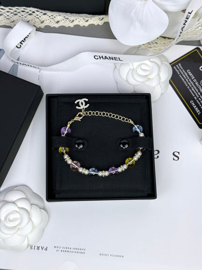 [Renovia Jewelry]Colorful Transparent Resin Bracelet