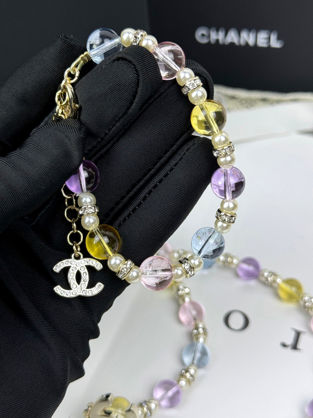 [Renovia Jewelry]Colorful Transparent Resin Bracelet
