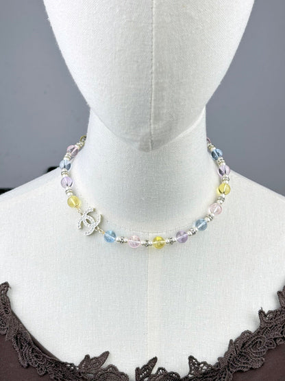 [Renovia Jewelry]26C New Spring Collection Colorful Transparent Resin Necklace