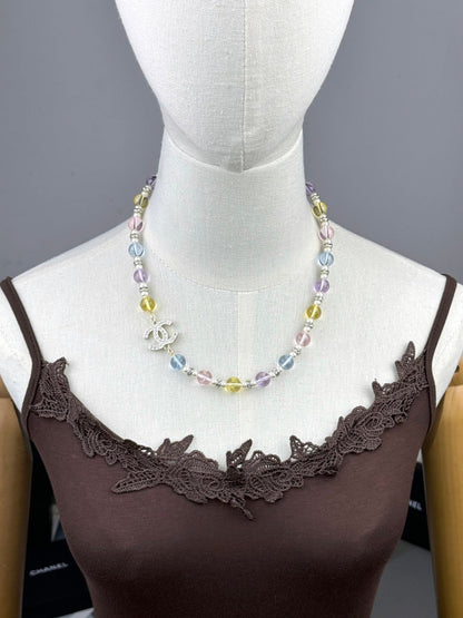 [Renovia Jewelry]26C New Spring Collection Colorful Transparent Resin Necklace