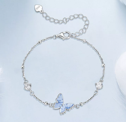 Blue Butterfly Bracelet