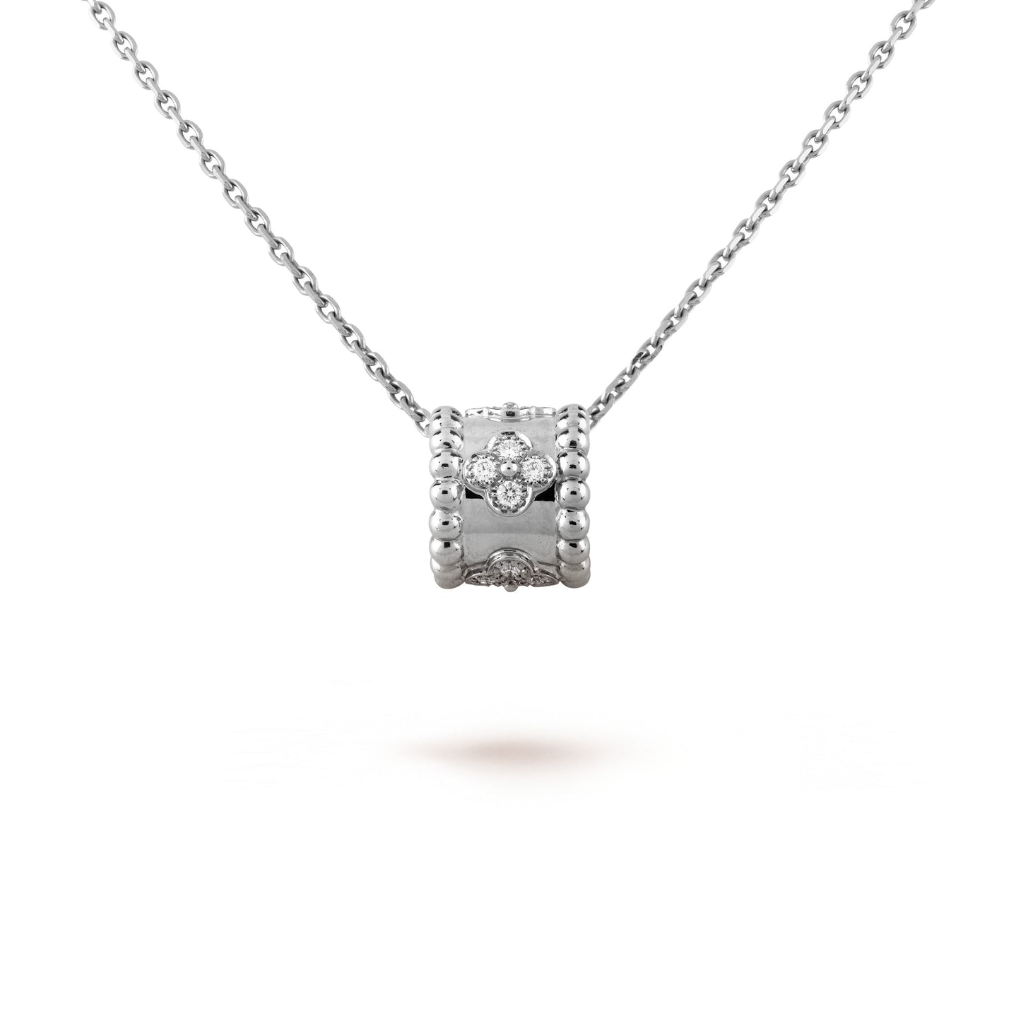 [Renovia Jewelry]PERLEE PEDANT SIVLER DIAMOND NECKLACE