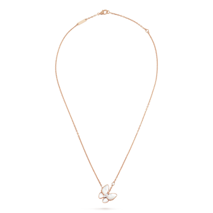 [Renovia Jewelry]BUTTERFLY MOP DIAMOND NECKLACE