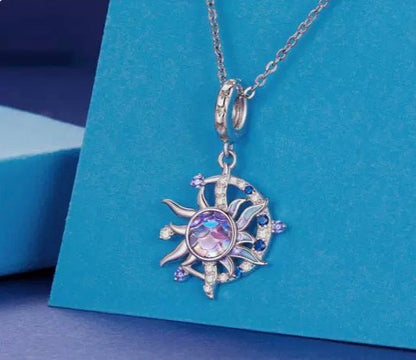 Magic Sun and Moon Pendant Necklace