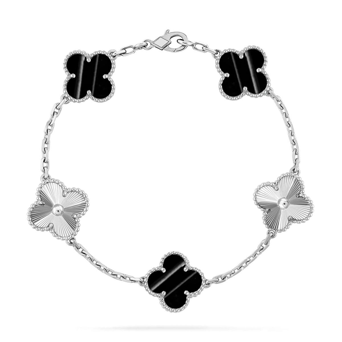 [Renovia Jewelry] CLOVER 5 MOTIF PULSAR STONE BRACELET COLLECTION