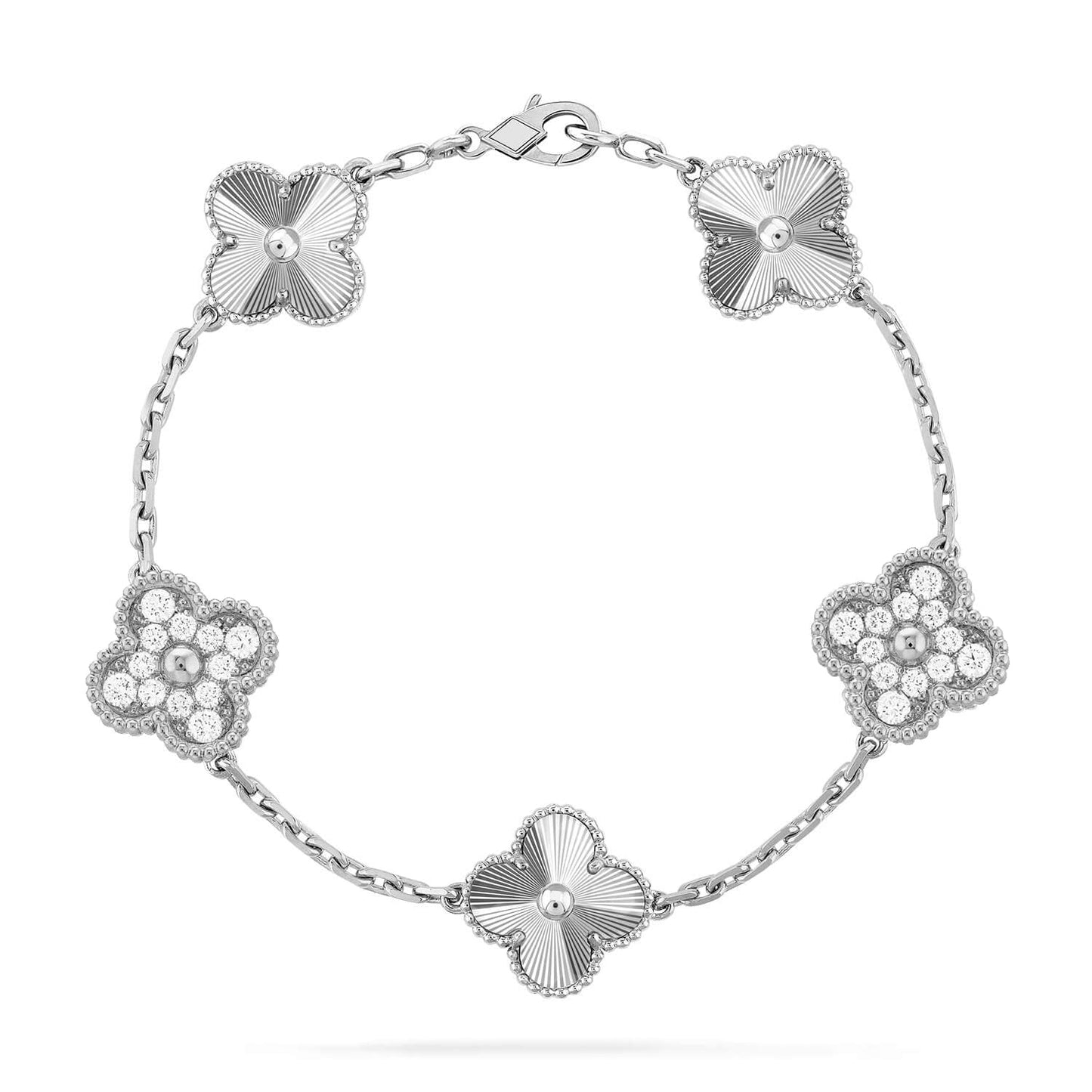 [Renovia Jewelry] CLOVER 5 MOTIF LASER BRACELET COLLECTION