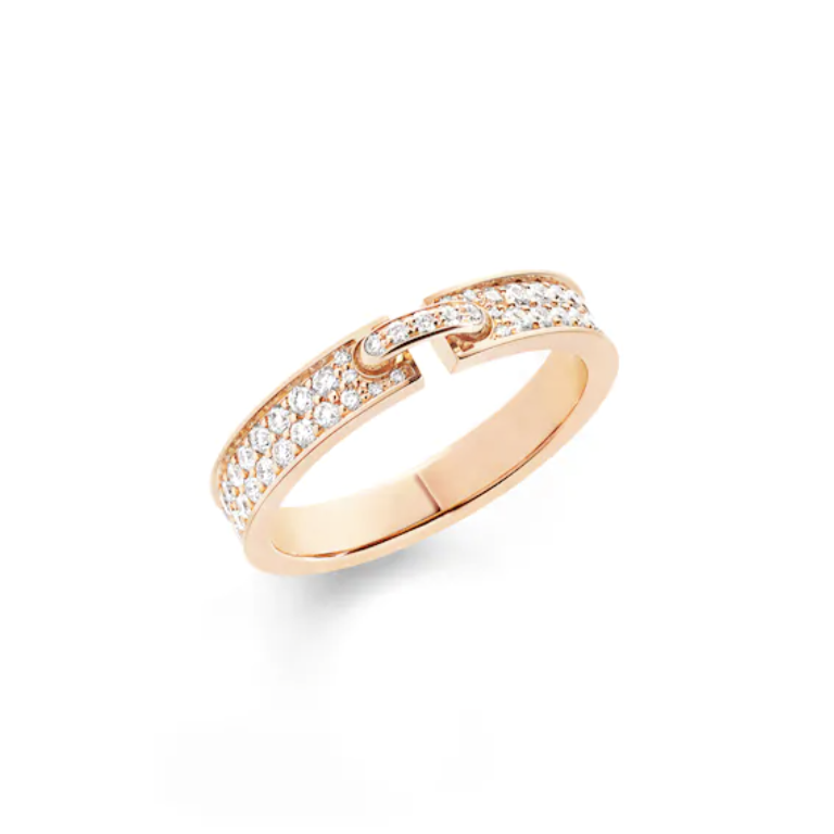 [Renovia Jewelry]ALLIANCE LIENS VIDENCE PAVED DIAMOND 4MM RING