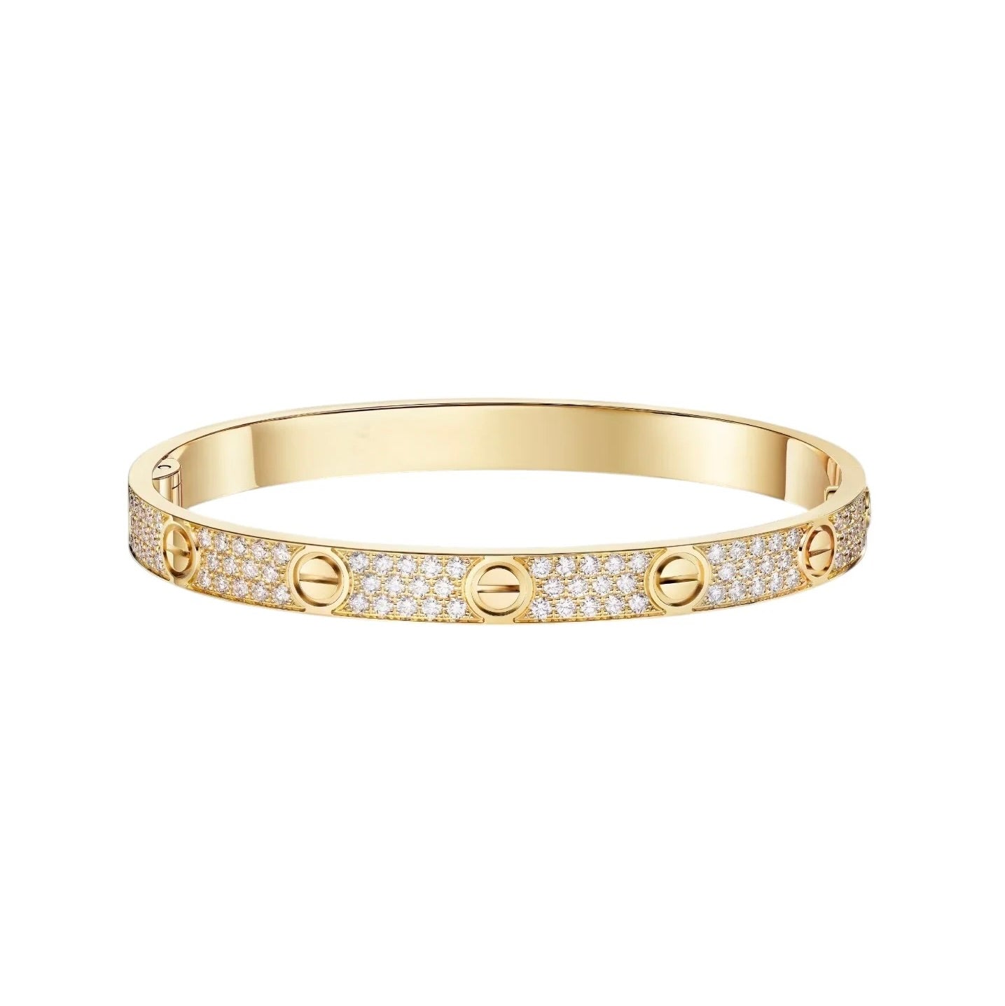 [Renovia Jewelry]LOVE BRACELET 6.1MM DIAMOND-PAVED