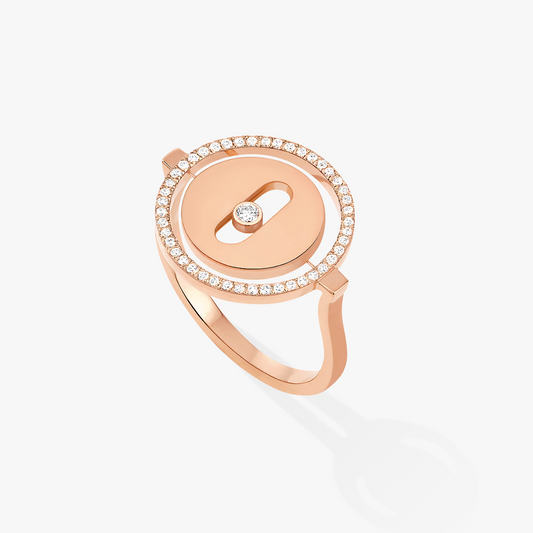 [Renovia Jewelry]LUCKY MOVE PINK GOLD DIAMOND RING