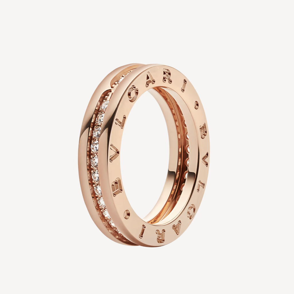 [Renovia Jewelry]ZERO 1 ONE-BAND PAVED DIAMONDS ON THE SPIRAL RING