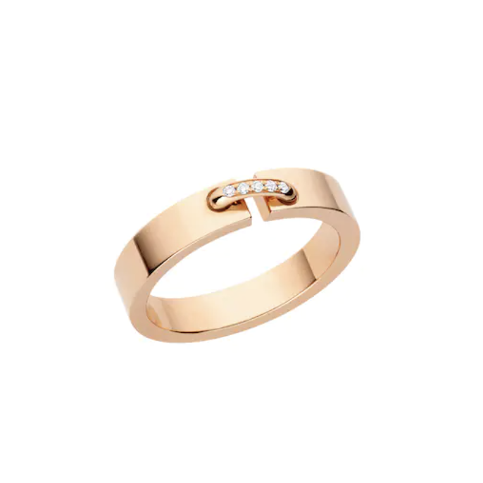 [Renovia Jewelry]ALLIANCE LIENS VIDENCE DIAMOND 4MM RING