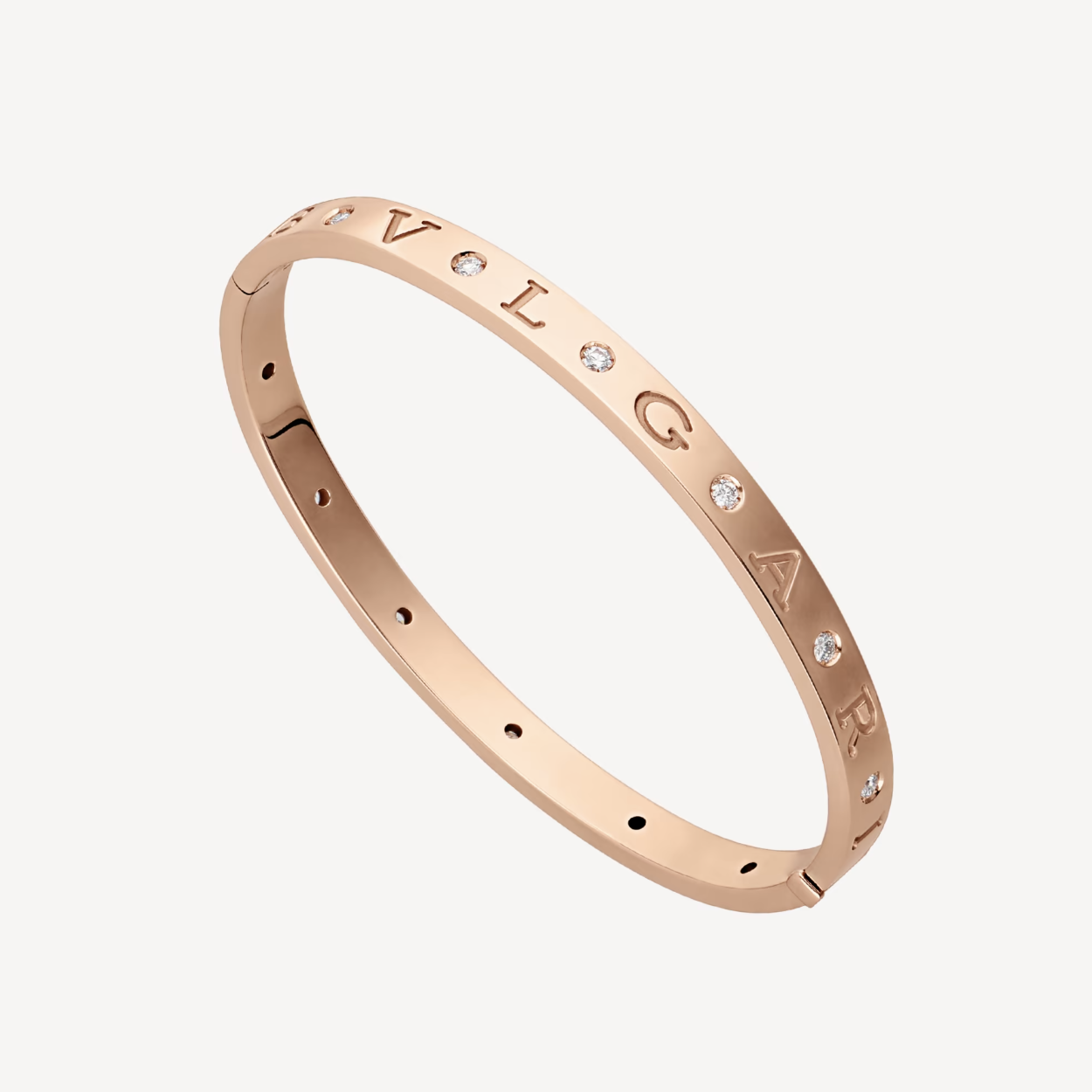 [Renovia Jewelry]ZERO 1 PINK GOLD 12 DIAMONDS BRACELET