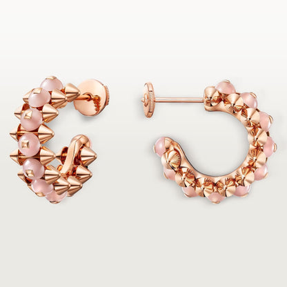 [Renovia Jewelry]CLASH 7.9MM AGATE CHALCEDONY EARRINGS