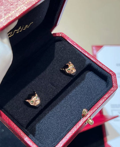 [Renovia Jewelry]CHRRTAH-PRINT STUD EARRINGS, THREE COLORS