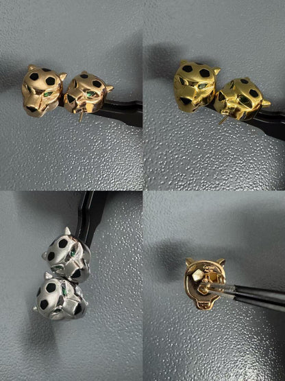 [Renovia Jewelry]CHRRTAH-PRINT STUD EARRINGS, THREE COLORS