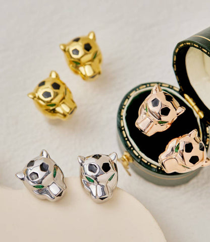 [Renovia Jewelry]CHRRTAH-PRINT STUD EARRINGS, THREE COLORS