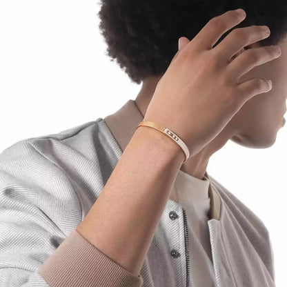[Renovia Jewelry]2026 BRAND-NEW FROSTED BRACELET WITH DIAMONDS THREE COLORS