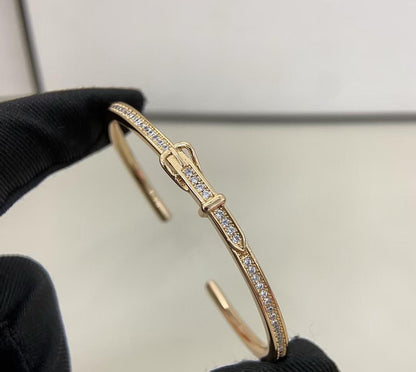 [Renovia Jewelry]DIAMOND-ENCRUSTED BRACELET THREE COLORS