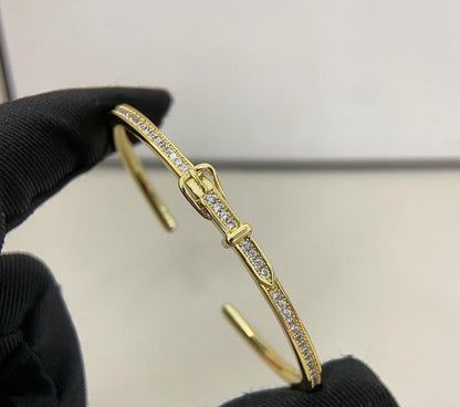 [Renovia Jewelry]DIAMOND-ENCRUSTED BRACELET THREE COLORS