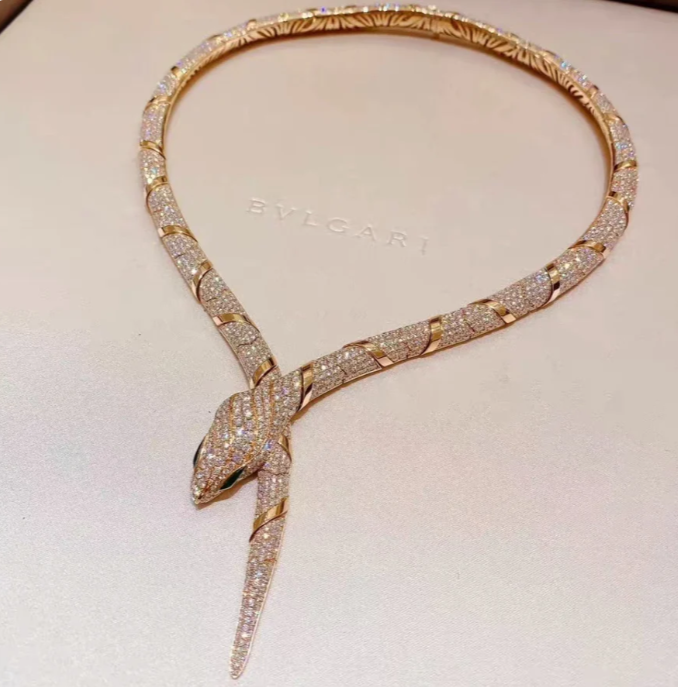 [Renovia Jewelry]HAUTE COUTURE GOLD SERPENTI NECKLACE