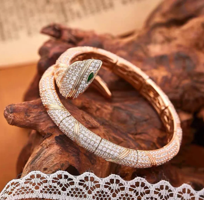 [Renovia Jewelry]HAUTE COUTURE GOLD SERPENTI BRACELET