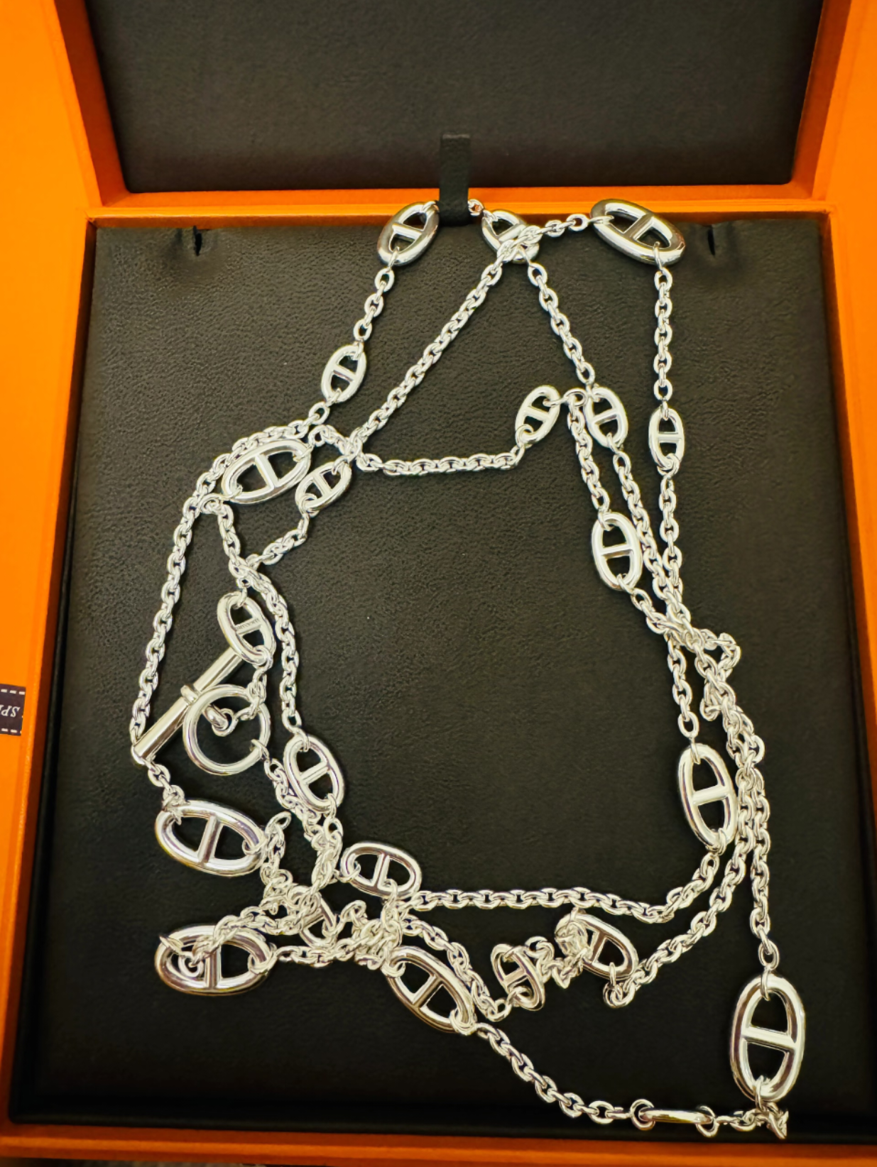 [Renovia Jewelry]Classic Silver Sweater Chain