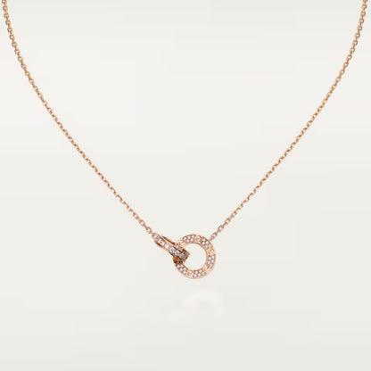 [Renovia Jewelry]LOVE  FULL DIAMOND PENDANT NECKLACE