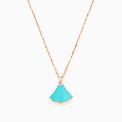 [Renovia Jewelry]DREAM NECKLACE TURQUOISE PINK GOLD