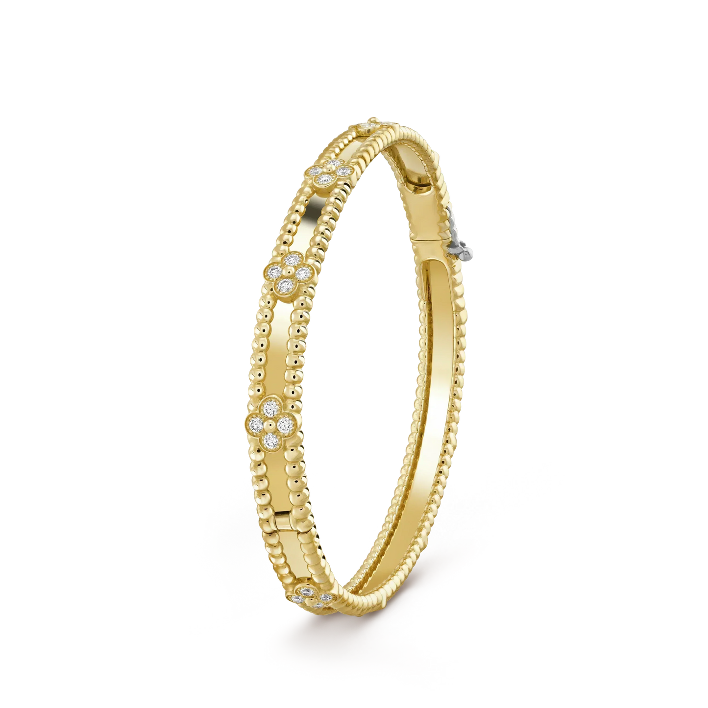 [Renovia Jewelry]CLOVER BRACELET 4MM DIAMONDS