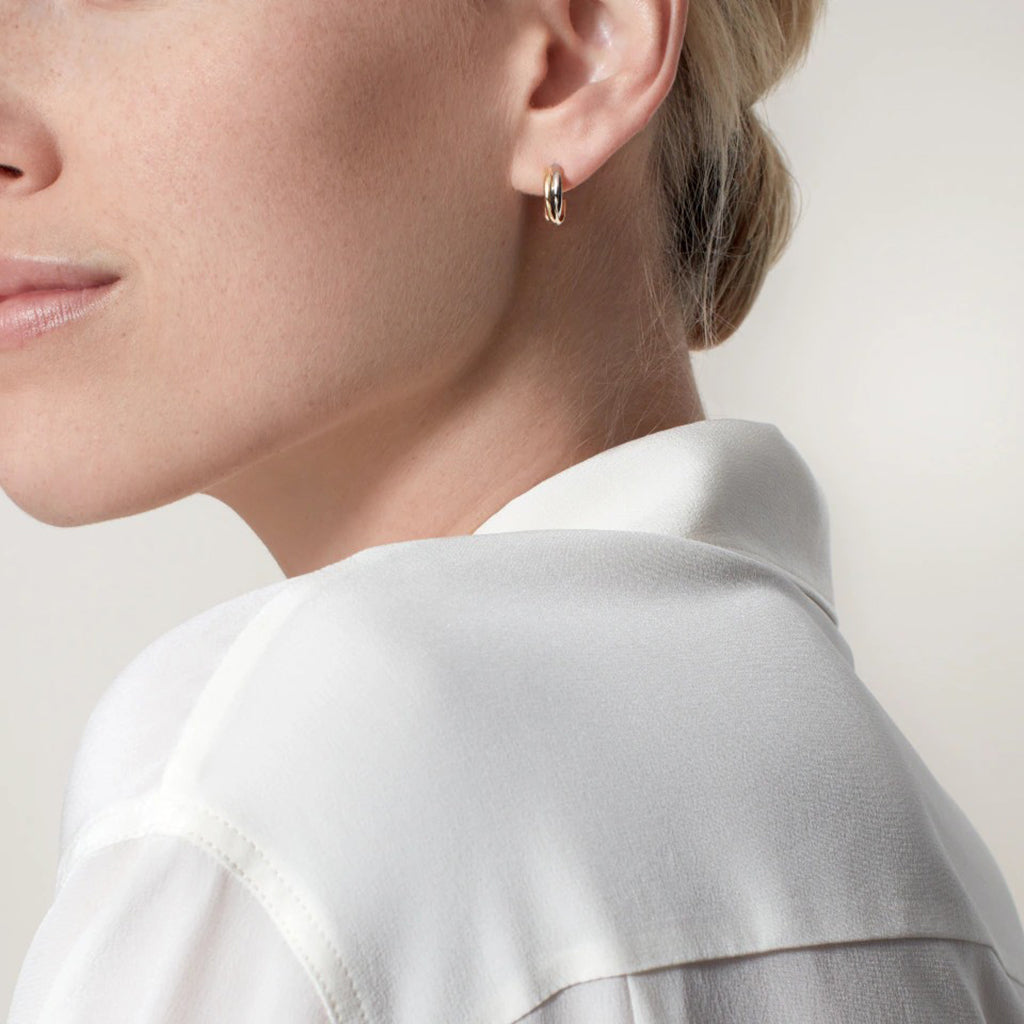 [Renovia Jewelry]TRINITY ON DIAMOND MINI EARRINGS