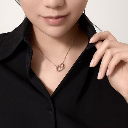 [Renovia Jewelry]LOVE  FULL DIAMOND PENDANT NECKLACE