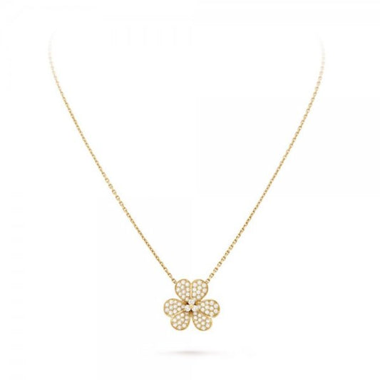 [Renovia Jewelry]FLOWER DIAMOND NECKLACE