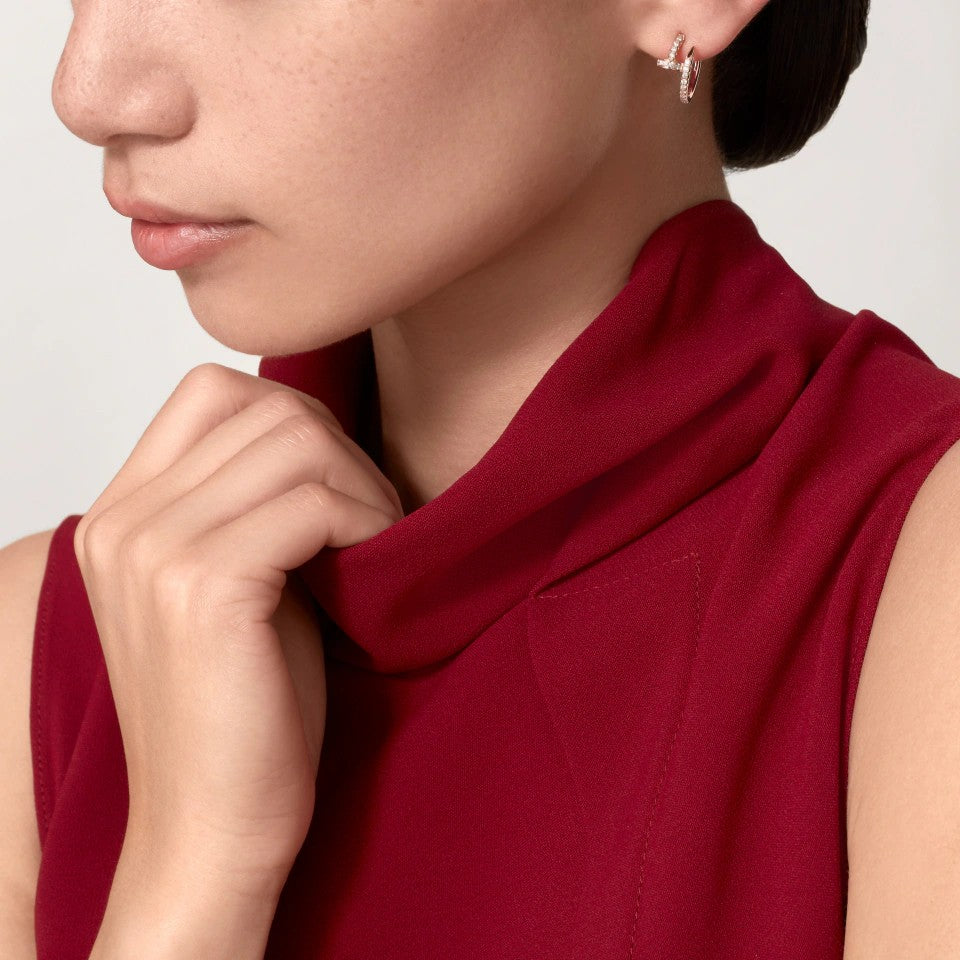 [Renovia Jewelry]JUSTE FULL DIAMOND SMALL EARRINGS