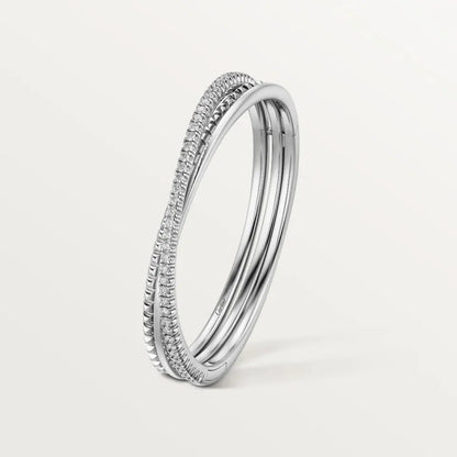 [Renovia Jewelry]ETINCELLE HALF-PAVED DIAMOND BRACELET