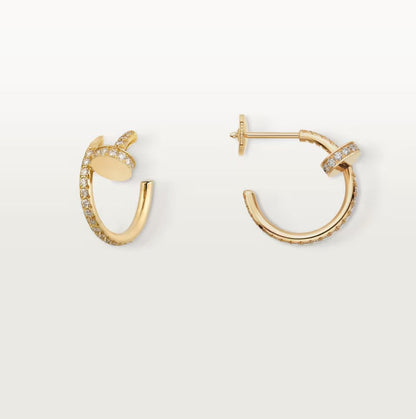 [Renovia Jewelry]JUSTE FULL DIAMOND SMALL EARRINGS