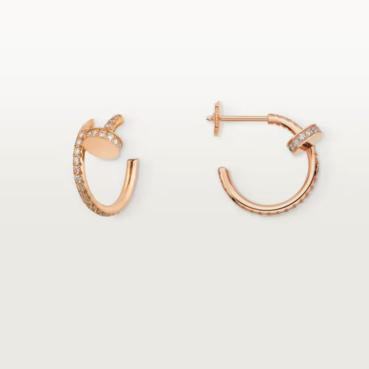 [Renovia Jewelry]JUSTE FULL DIAMOND SMALL EARRINGS