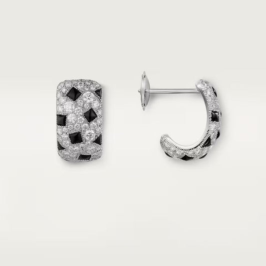 [Renovia Jewelry]PANTHERE MINI FULL DIAMOND EARRINGS