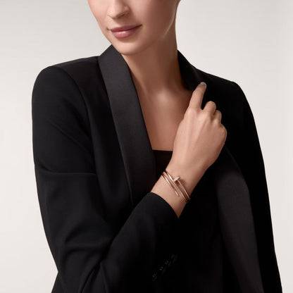 [Renovia Jewelry]JUSTE BRACELET 3.5MM DOUBLE ROW DIAMOND