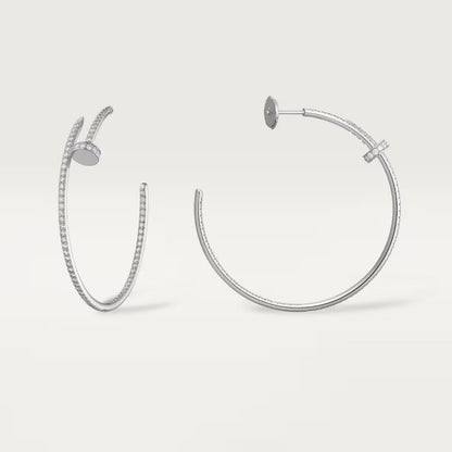 [Renovia Jewelry]JUSTE FULL DIAMOND LARGE EARRINGS
