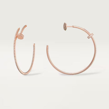 [Renovia Jewelry]JUSTE FULL DIAMOND LARGE EARRINGS