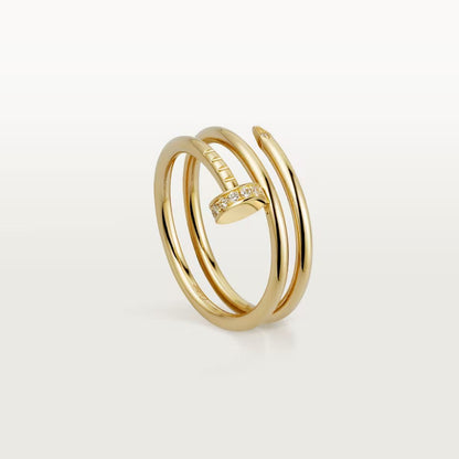 [Renovia Jewelry]JUSTE RING 4.8MM HALF DIAMOND