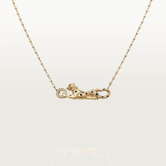 [Renovia Jewelry]PANTHERE FULL DIAMOND NECKLACE